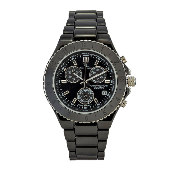 The Royal - Chrono (Black) - Tempo Di Lugano Watches