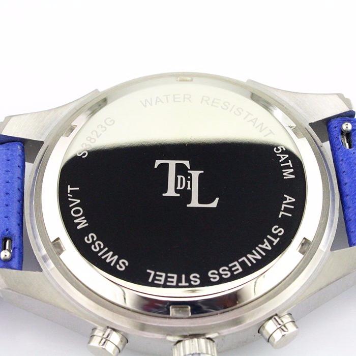 Lugano Sport - Chrono (Electric Blue/Silver) - Tempo Di Lugano Watches